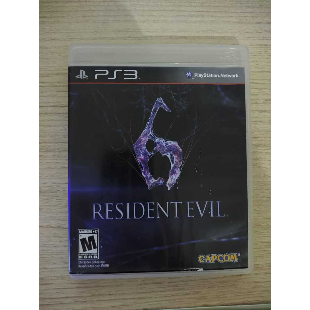 Jogo Resident Evil 6 Original Mídia Física Ps3 - Usado