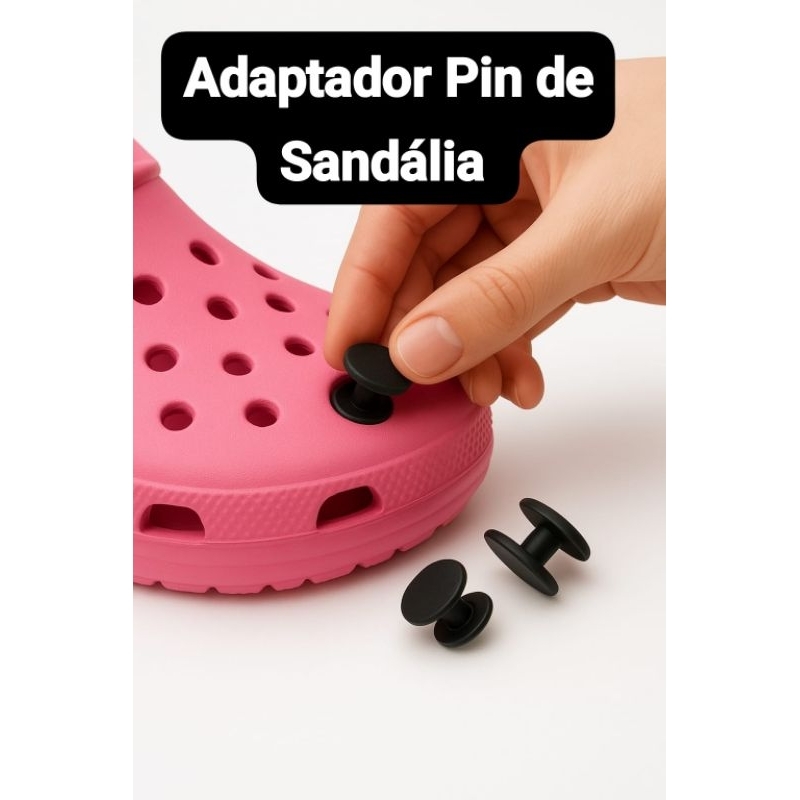 Adaptador Pin Para Sandália de Plástico, babuche Até 100 Unidades