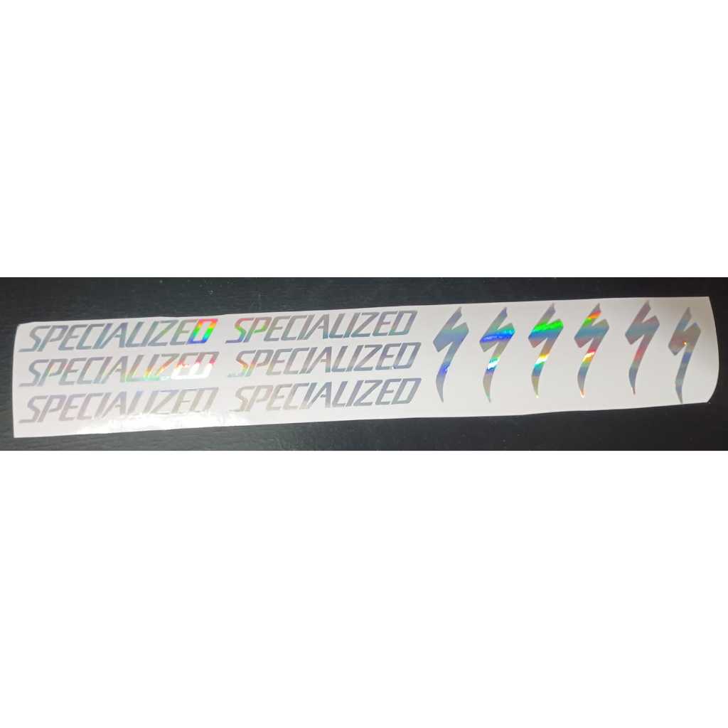 Adesivo SPECIALIZED capacetes bicicletas acessórios em geral