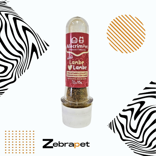Alecrim Pet Mini Lambe-Lambe 15g Rim Bovino - Saborizante p/ Pets