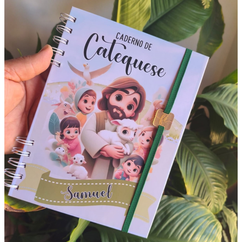 Caderno de Catequese Personalizado Capas Infantis e Adultas em Oferta na Shopee