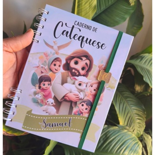 Caderno de Catequese Personalizado Capas Infantis e Adultas em Oferta na Shopee