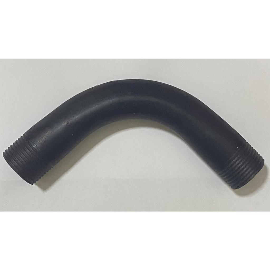 Kit com 5 unidades Curva 90° PVC Roscável Preta – Eletroduto Rígido (1/2" a 4")