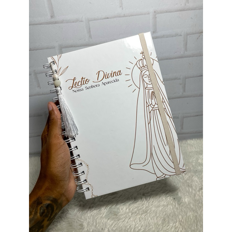 Caderno Lectio Divina 120 Dias – Diário Espiritual de Oração e Meditação Bíblica Personalizado, Catolico, Santos