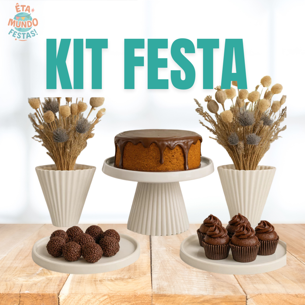 KIT COM 1 BOLEIRA ELEGANCE + 2 BANDEJA REDONDA + 2 VASO ELEGANC PARA ANIVERSARIO FESTAS E DECORAÇOES em Oferta na Shopee