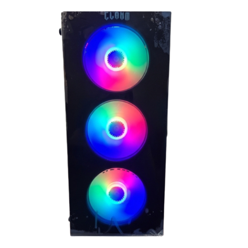 Gabinete Gamer Smog Preto ATX Micro ATX mini-ITX Clanm