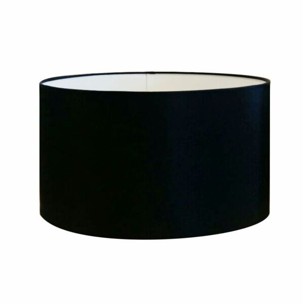 Cúpula de Abajur luminária teto chão tecido 30x30x20 cm Cor Preta