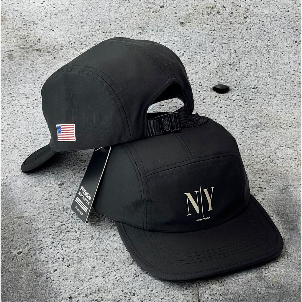 Boné Original Five Panel NY New York Skatista Streetwear 5-Panel Ajustável Fitão