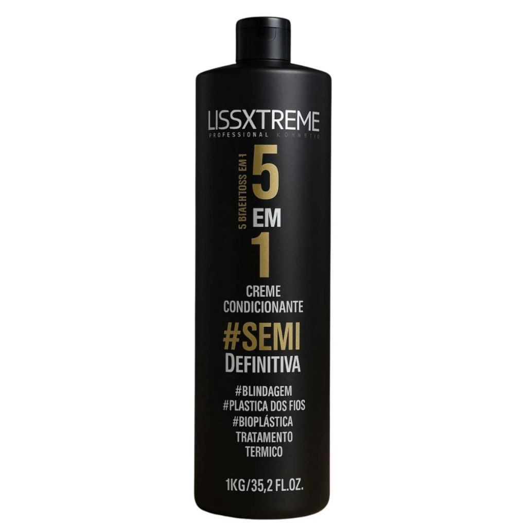 Lisstreme Escova Progressiva Plásticas dos Fios 5 em 1 Blindagem Cabelos Alinhados 1 Litro Coffee em Oferta na Shopee