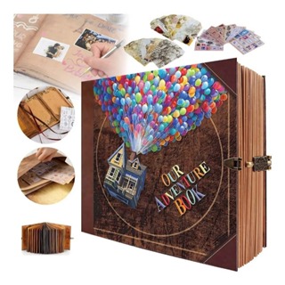Álbum de fotos, Livro de Aventuras UP Minhas Aventuras ou Nossas Aventuras com Marcador de Páginas e Card em Oferta na Shopee