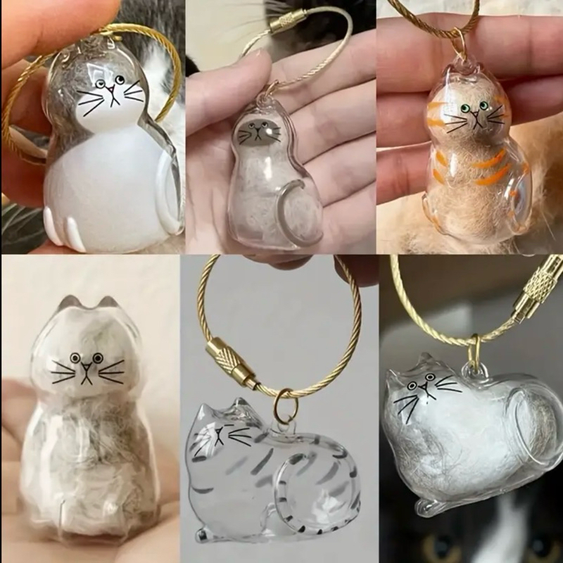 Chaveiro Porta Pelos Recordação Memorial Gatinho em Oferta na Shopee