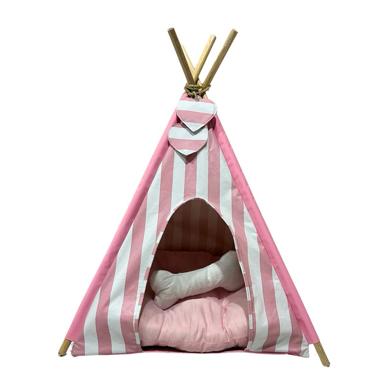 CABANA TOCA TENDA PET CAMA DE LUXO CASA CASINHA  MATERIAL IMPERMEÁVEL PARA GATO E CACHORRO PEQUENO PORTE 70x45x40