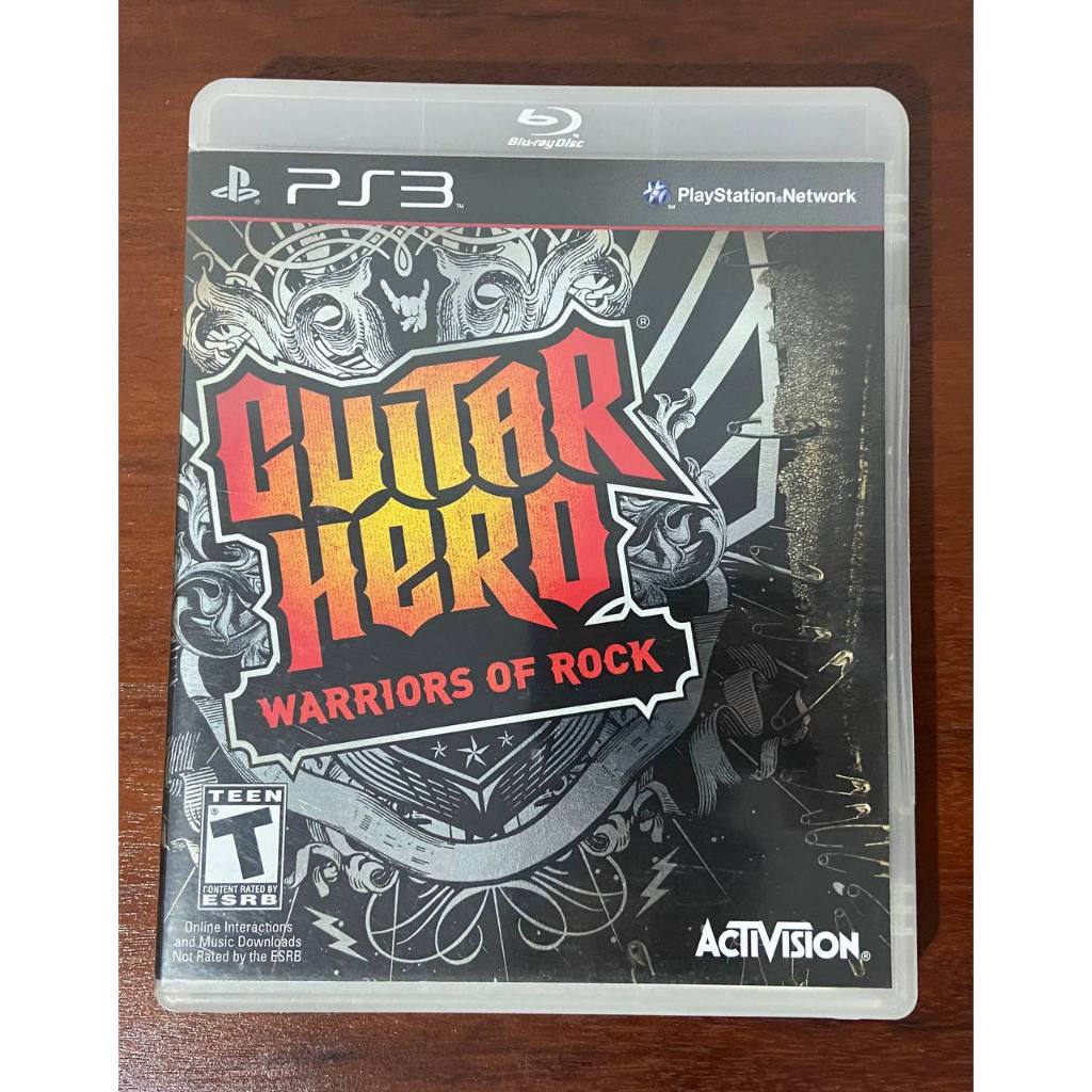 Jogo de PS3 - Guitar Hero: Warriors Of Rock - original