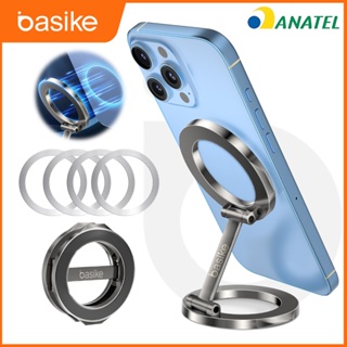 Basike Suporte Magnético Universal  - Dupla Face, 360° Giratório e Super Forte para Carro, Escritório e Casa em Oferta na Shopee