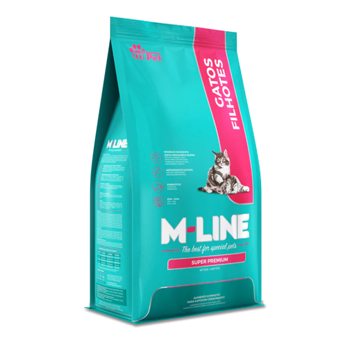 Ração Super Premium M-line Para Gatos Filhotes 1 Kg - Matsuda