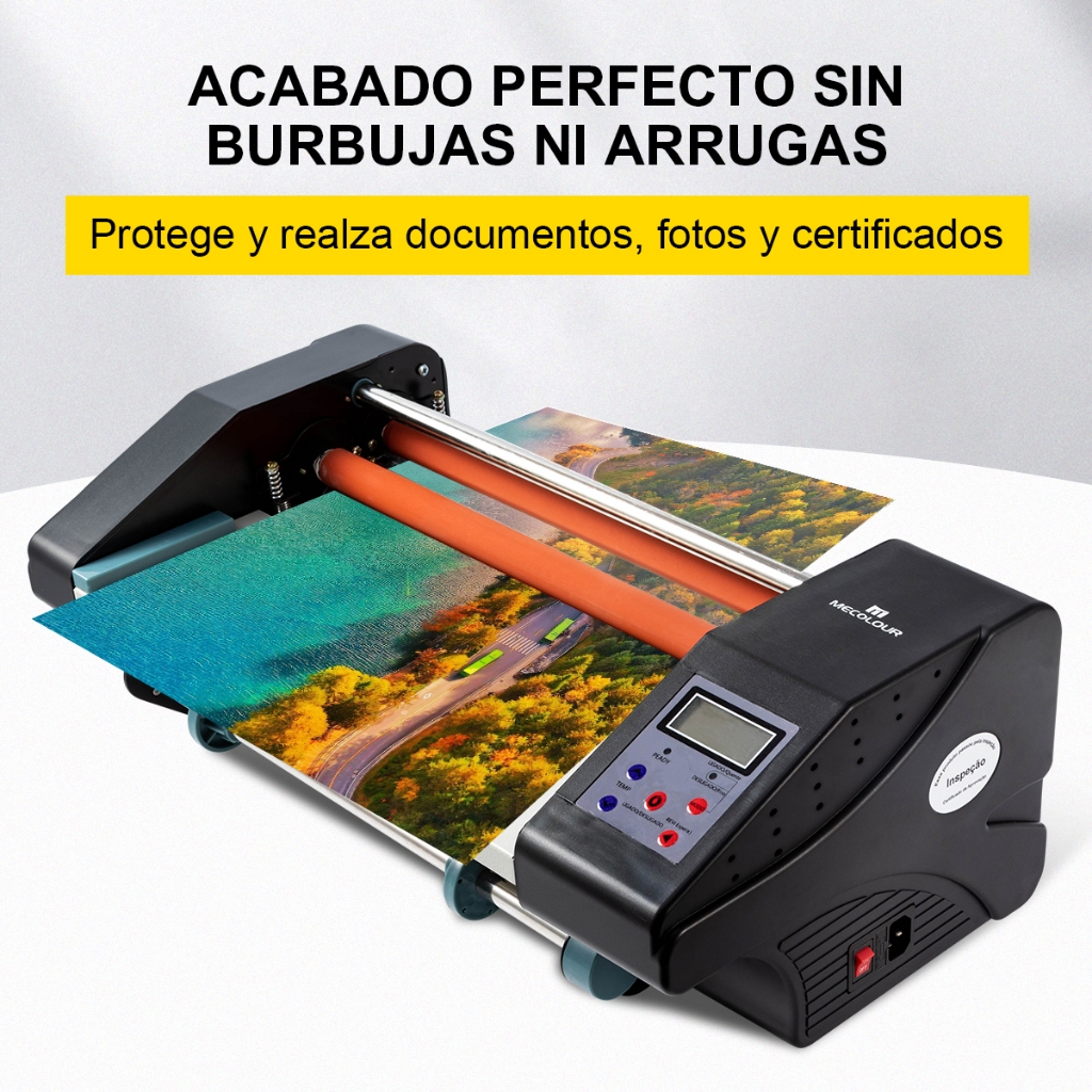 MECOLOUR FM365 Plastificadora e Laminadora BOPP A3 E A4 600W Quente e Fria Para Gráfica 110V/220V · foto 2