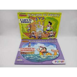 Turma da Mônica Brincando de Folclore Pop-up Mauricio de Sousa em Oferta na Shopee