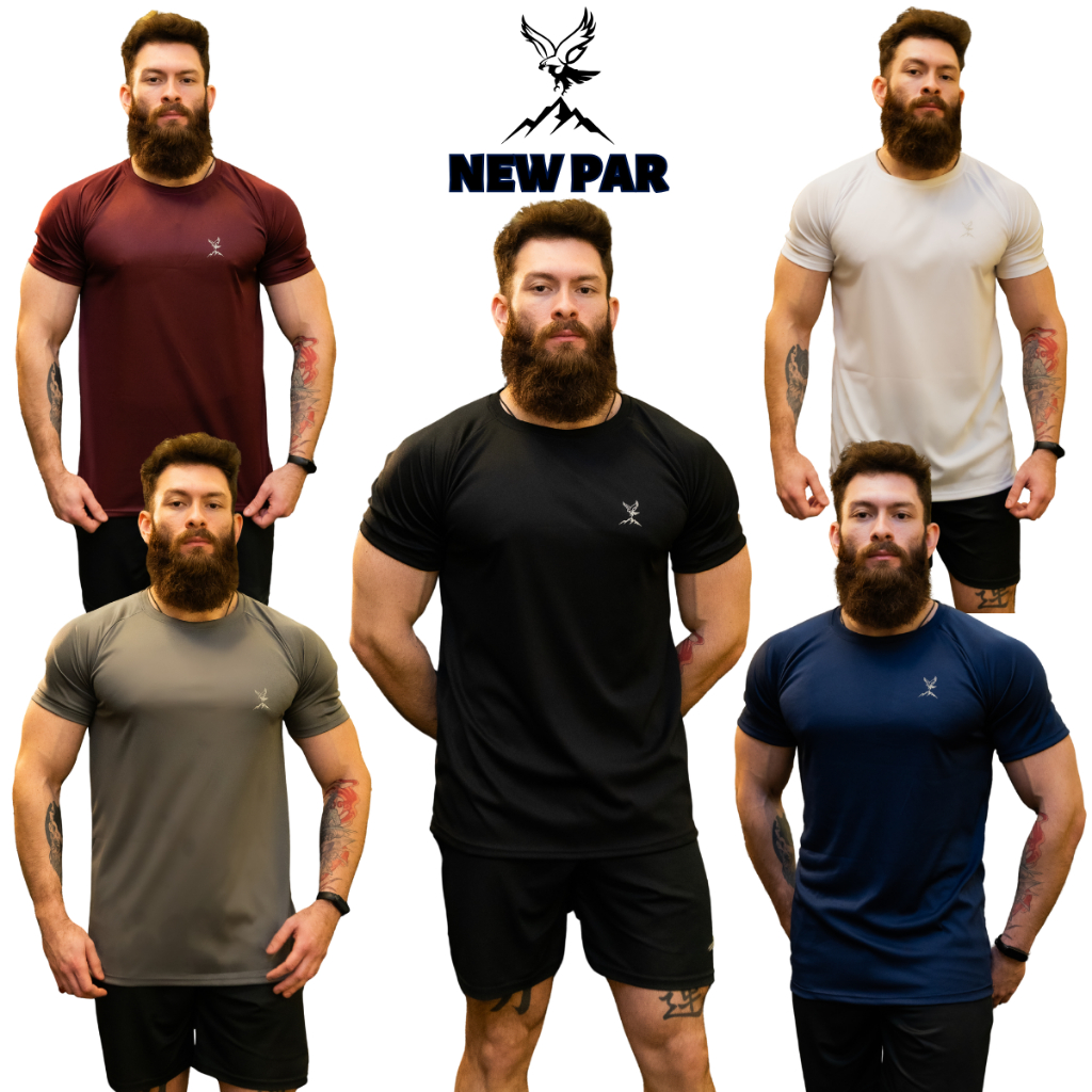 Kit 5 Camiseta Dry Fit Masculina Treino Academia Corrida Esporte em Oferta na Shopee