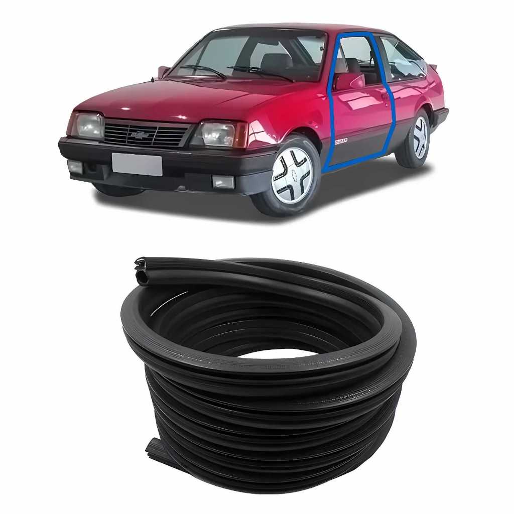 Borracha de Vedação Porta Chevrolet Monza 1982 a 1987 Borrachauto