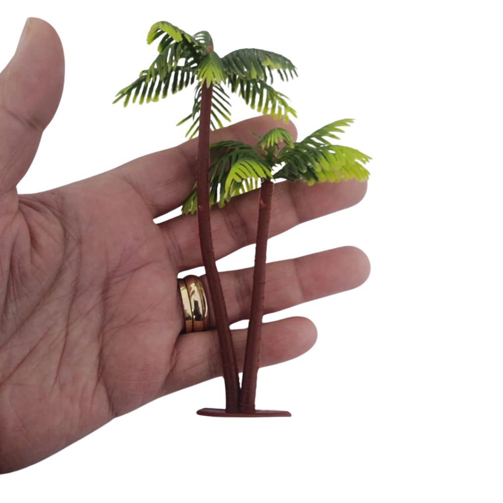 Mini Coqueiro Duplo 15 cm -Unidade