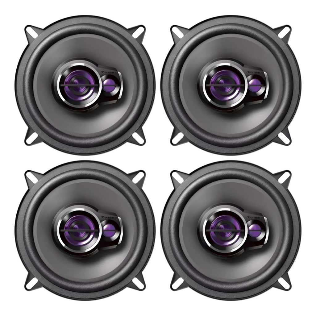 Kit 4 Auto Falante Pioneer 5 Pol Ts-1360br Triaxial 50w Rms em Oferta na Shopee