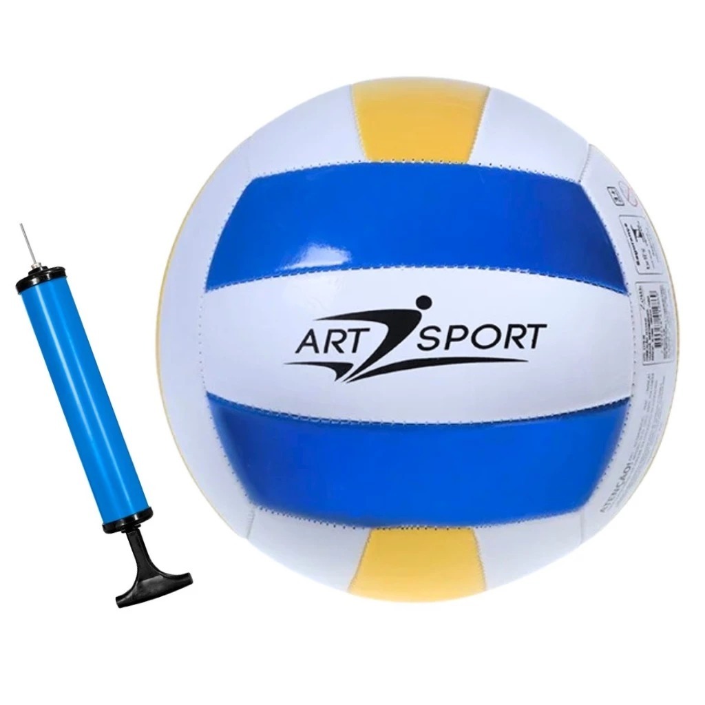 Bola De Vôlei Para Quadra Praia Oficial + Bomba E Bico Diversão Lazer Jogos Amigos