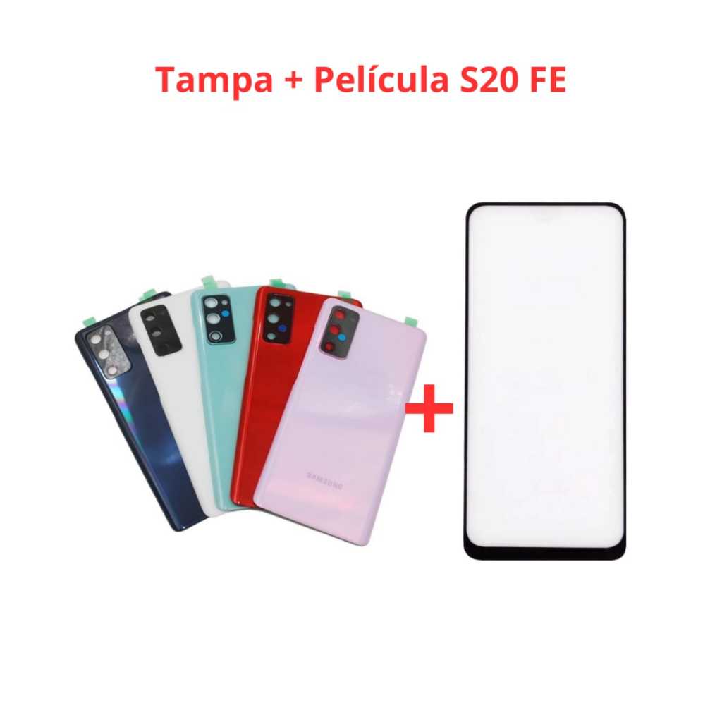 Tampa Traseira + Película De Vidro 3D S20 Fe em Oferta na Shopee