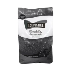 Cera Depilatória Depimiel Granulada Lama Negra 1Kg
