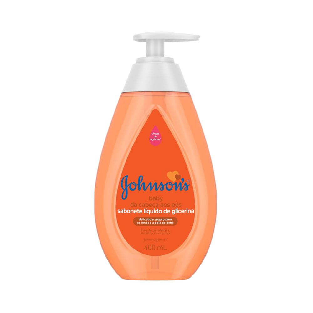 Sabonete Líquido Infantil Johnson's Baby da Cabeça aos Pés 400ml em Oferta na Shopee