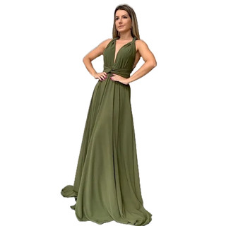 Wistlefashion Vestido De Festa Longo MultiFormas Madrinhas Casamento Festas Cores oferta …