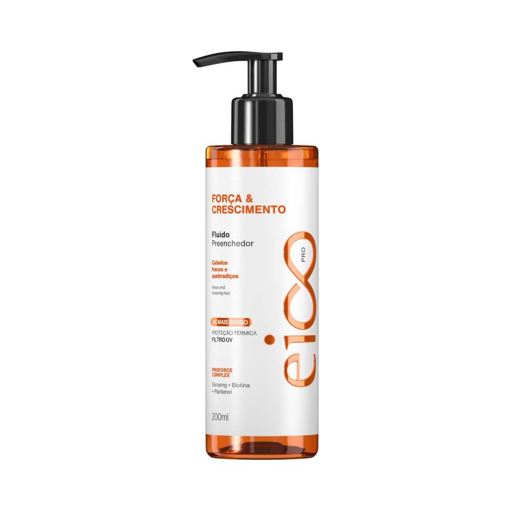 Fluido Preenchedor Eico Força & Crescimento 200ml em Oferta na Shopee