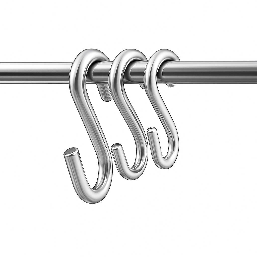 Gancho Organizador Tipo S Conjunto Multiuso Em Aço Utensílios