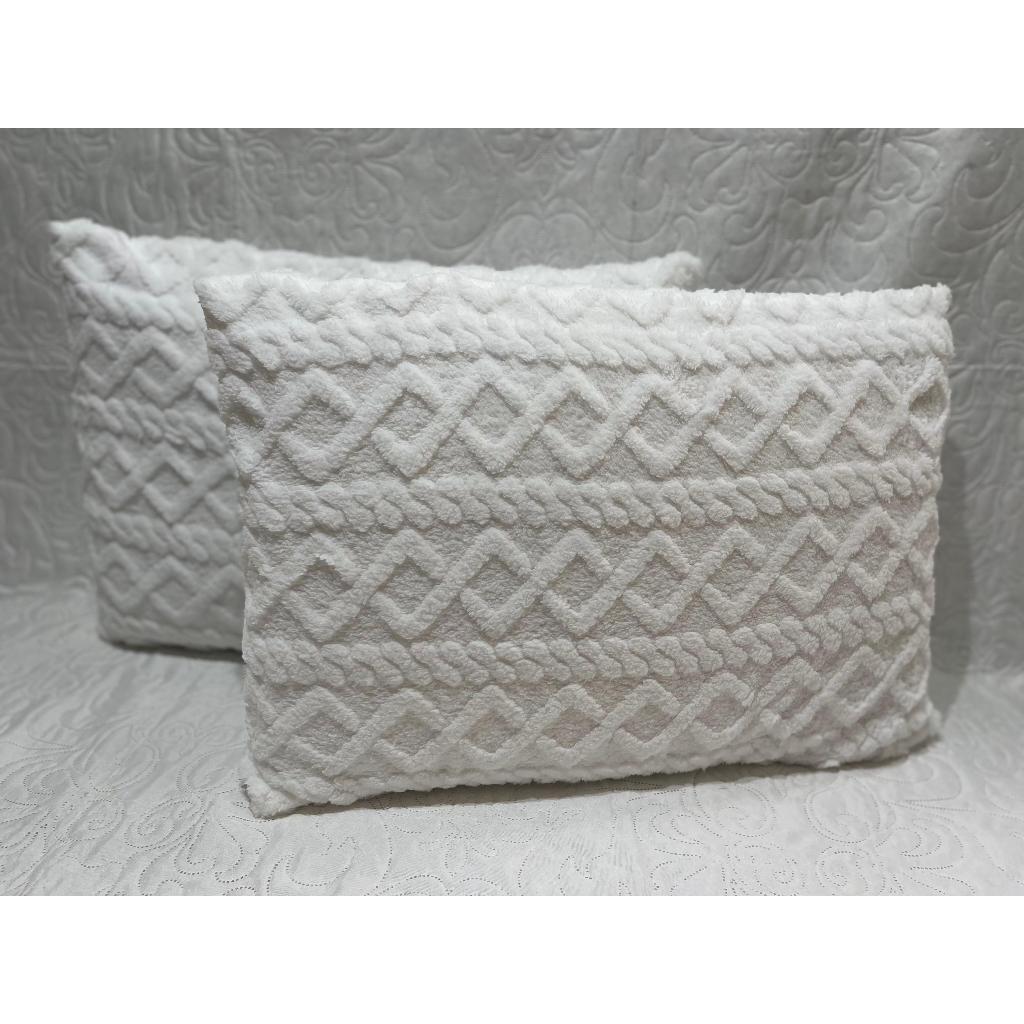 Par FRONHAS Plush Flannel Decorativas Aveludada/Canelada – Macias, Elegantes e Sofisticadas 50x70cm. em Oferta na Shopee