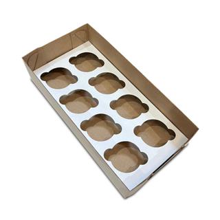 10 UNI - CAIXA TRANSPORTE CUPCAKE 08 UNI em Oferta na Shopee