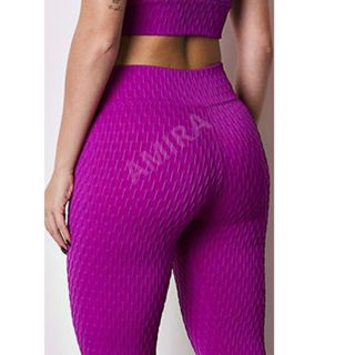 Calça Legging Bolha Suplex Cós Alto Empina Bumbum Fitness 3D Legue Flocada Academia Leg Cintura alta em Oferta na Shopee