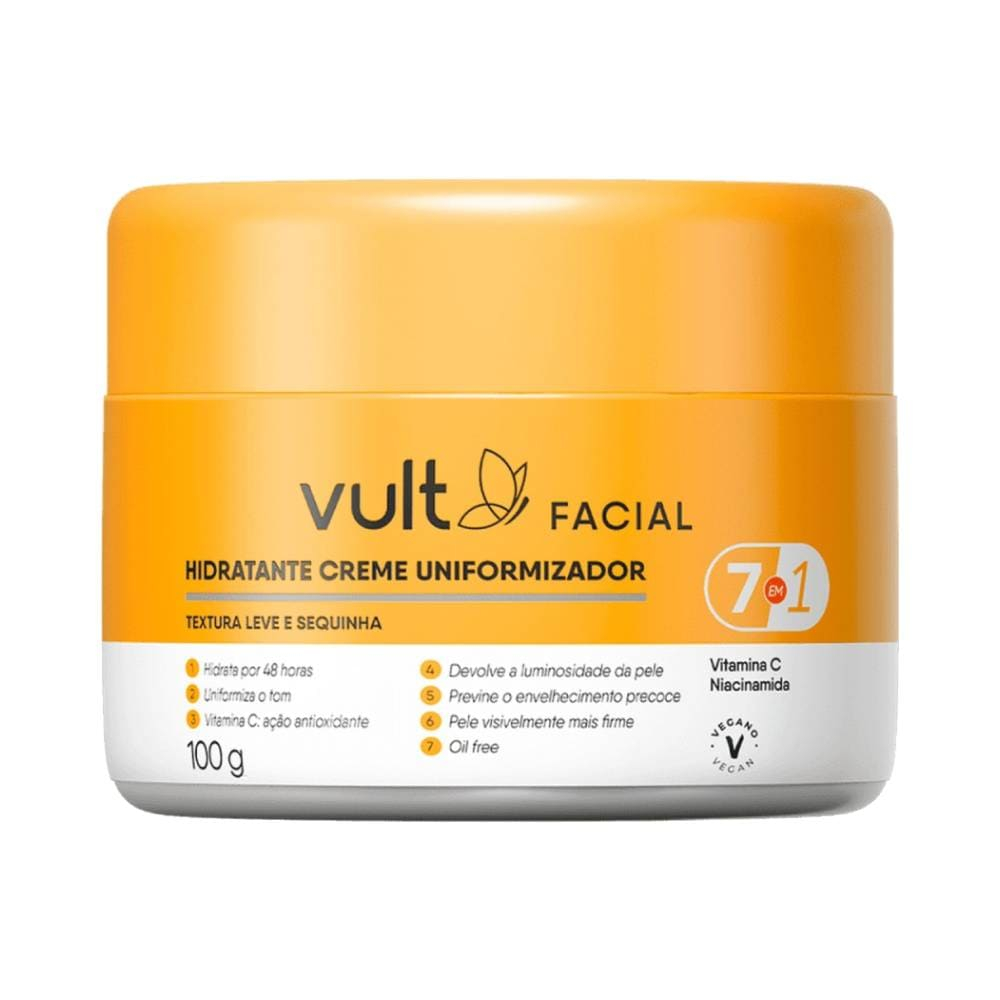 Creme Facial Vult Uniformizador 100g em Oferta na Shopee