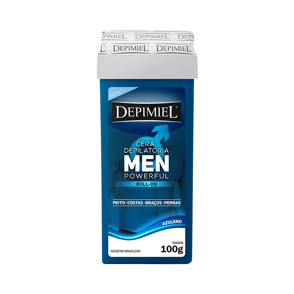 Cera Roll-on Men PowerFull Depimiel 100g em Oferta na Shopee
