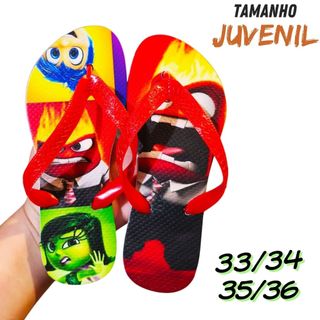 Chinelo Infantil Menino Sandalia Super Heróis ton e jerry divertidamente sonic garfield 25 26 27 28 29 30 31 32 33 34 36