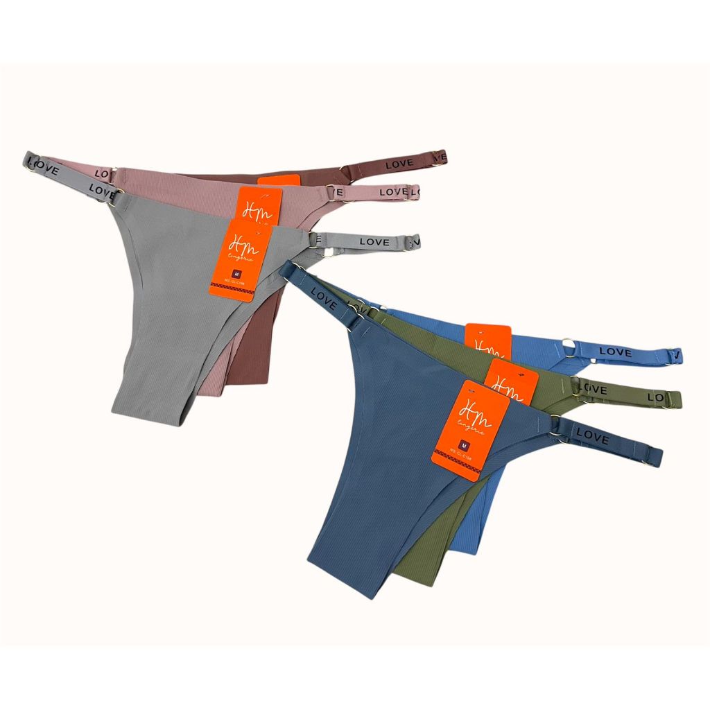 Kit com 6 Calcinhas Conforto Feminina – Conforto e Estilo em Cada Detalhe!