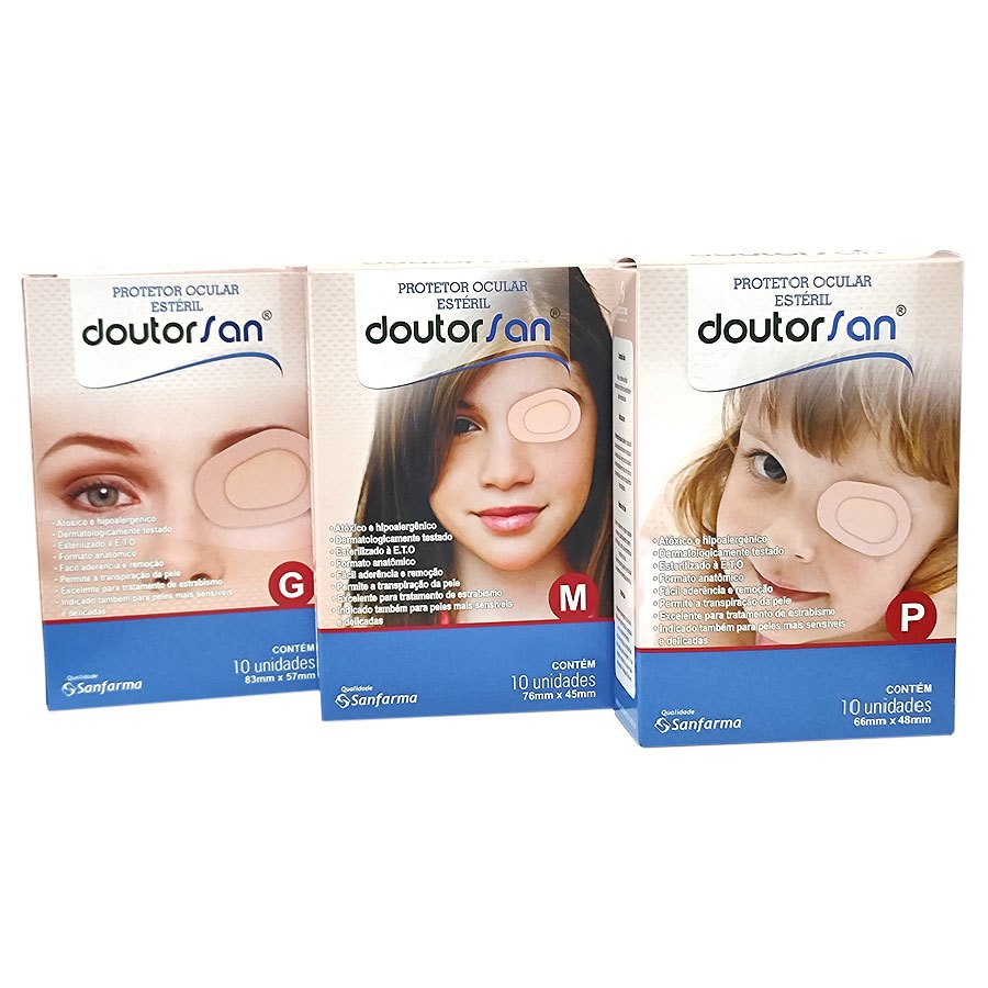 Protetor Ocular Estéril Com 10 unidades Doutorsan
