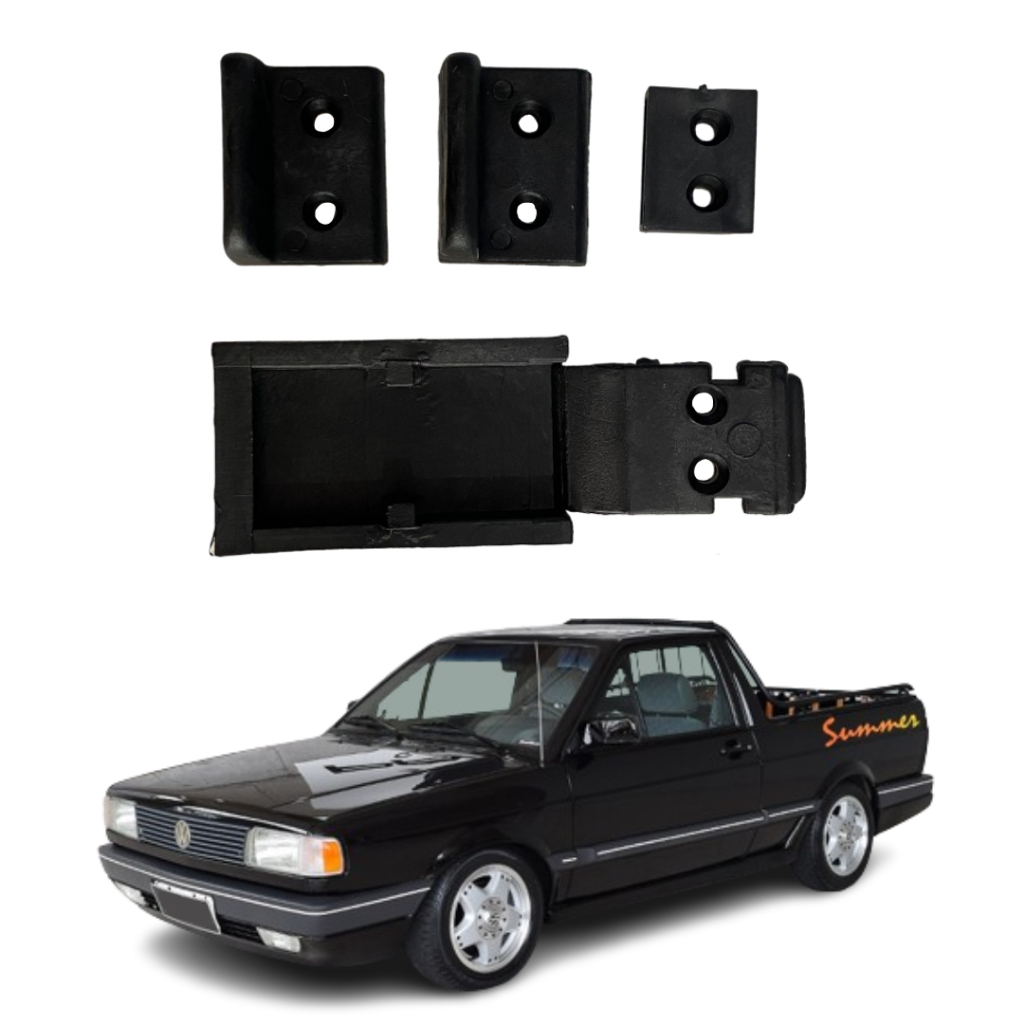 Kit De Trava Do Vidro Vigia Saveiro Quadrada 1983 A 1997