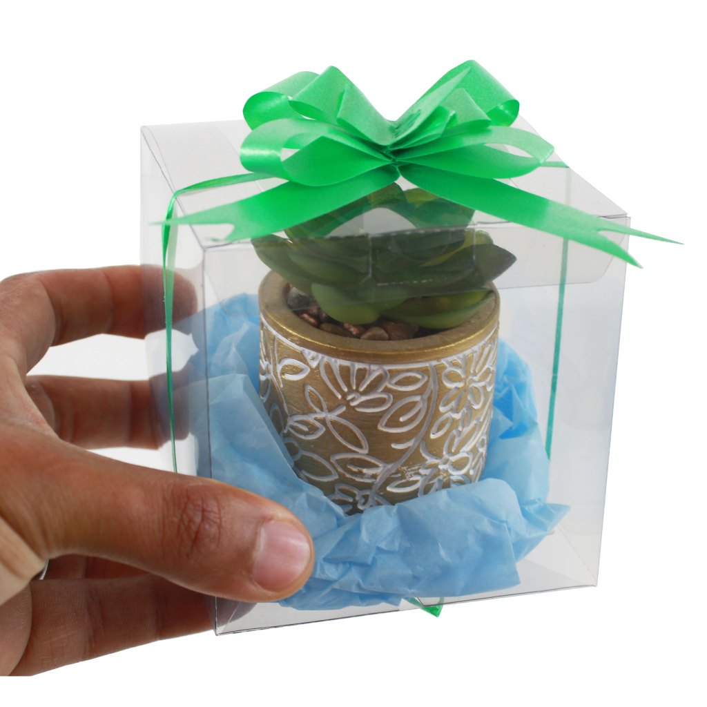 20 Caixa de Acetato Transparente 9x9x9 xm Caixa para presente lembrancinha embalagem