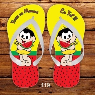 Chinelo Personalizado turma da mônica, Magali