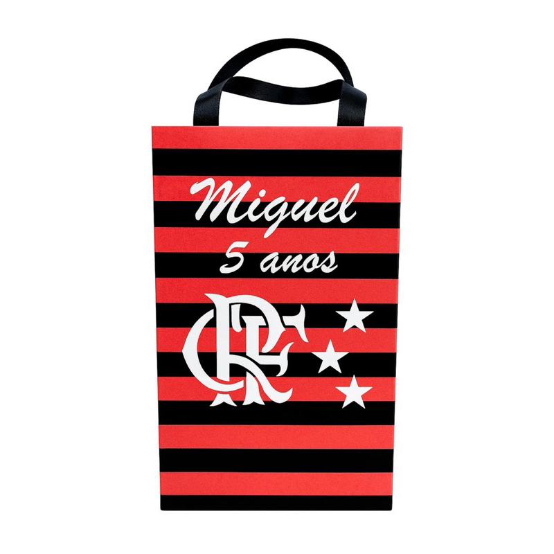 Pegue e Monte Sacolinha Lembrancinha Personalizada Flamengo para Festa Aniversário Infantil em Oferta na Shopee