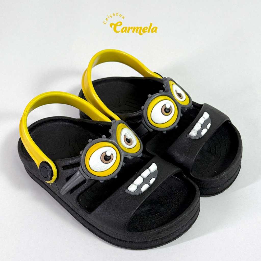 Sandália Infantil Menino Papete Leve Macia Babuche Masculino Chinelo Casual