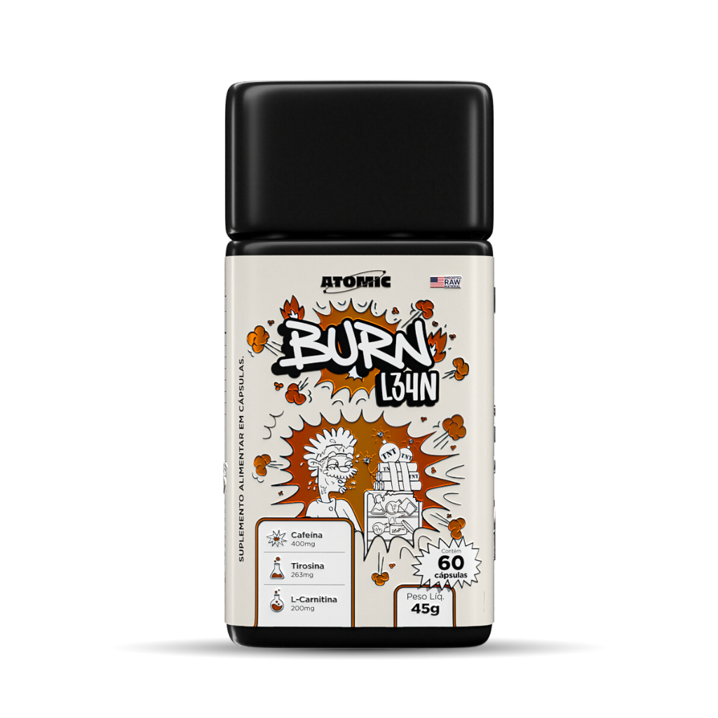 Termogênico Atomic Labs – 60 Cápsulas| Energia, Foco e Queima de Gordura