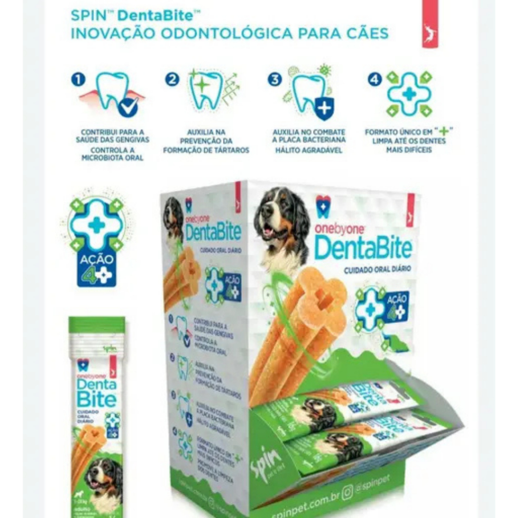 Caixa 60 Unidades Denta Bite Stick 16 g