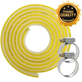 Mangueira de Gás Cozinha Fogão Botijão GLP Trançada 3/8 x 3 mm + 2 Abraçadeiras 1M 2M 3M 4M 5M em Oferta na Shopee