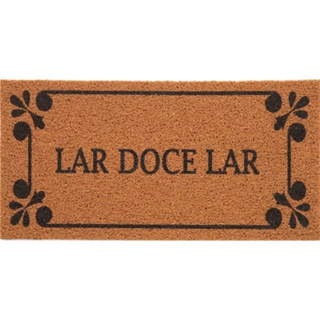 Tapete Porta Entrada Casa Capacho Vinil Lar Doce Lar v2.0 30x70cm em Oferta na Shopee