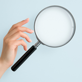 Lupa Mão Profissional Leitura Estetica Grande Lente Aumento 5x em Oferta na Shopee